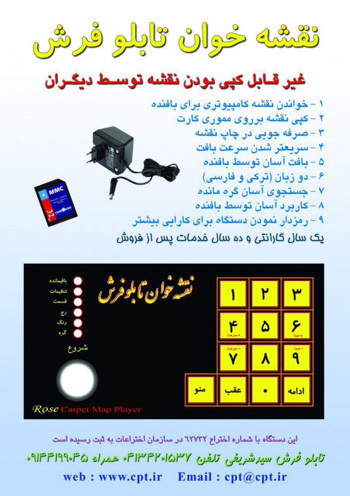 توضیحات دستگاه نقشه خوان سید شریفی